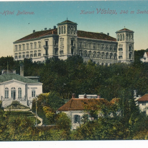 AK aus Vöslau Grand Hotel Bellevue Niederösterreich Ansichtskarte (18380)