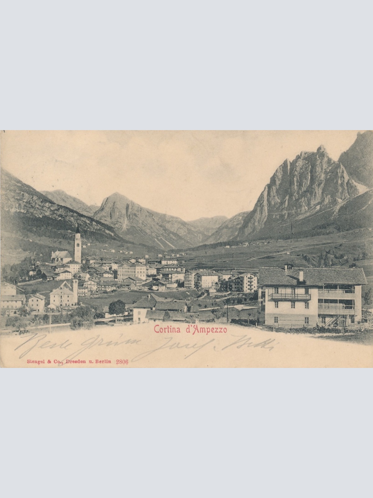 AK aus Cortina D Ampezzo Italien Ansichtskarte (18319)