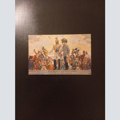 Kasier Franz Josef Kaiser Wilhelm Wir wollen uns einig sein Ludwig Koch 50378 Gr