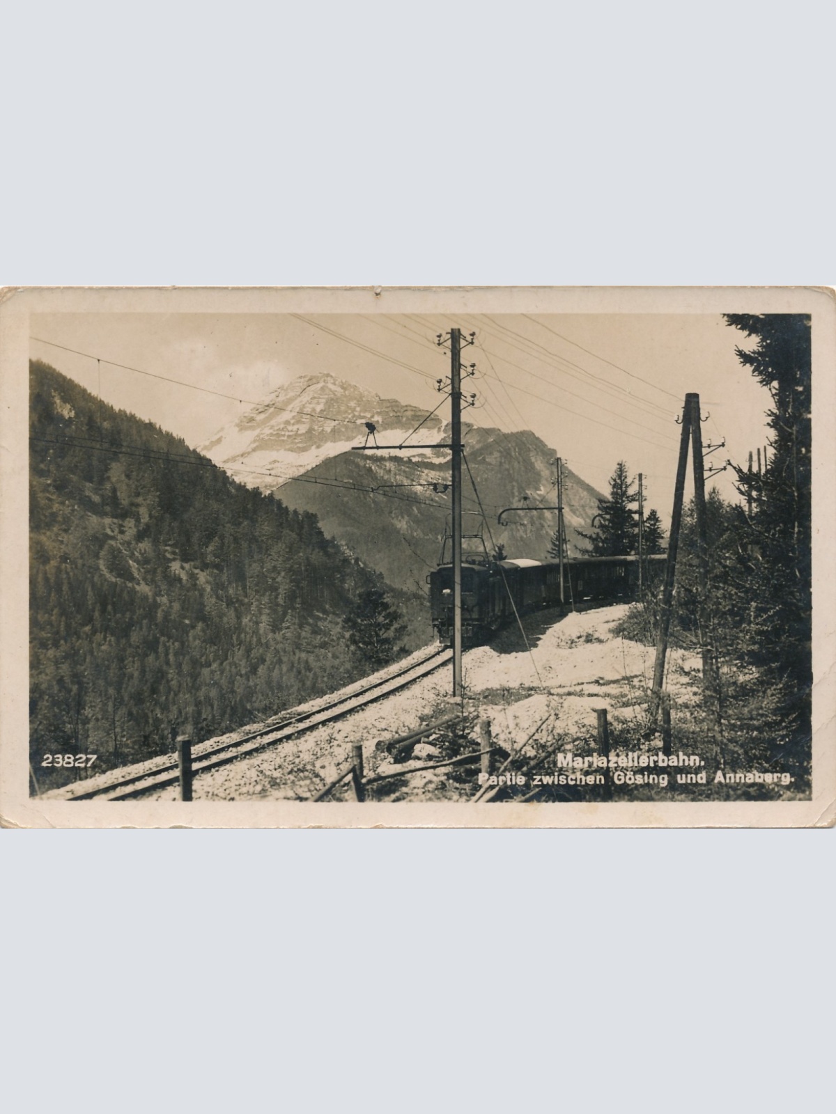 AK von der Maria Zellerbahn Steiermark Ansichtskarte (18463)