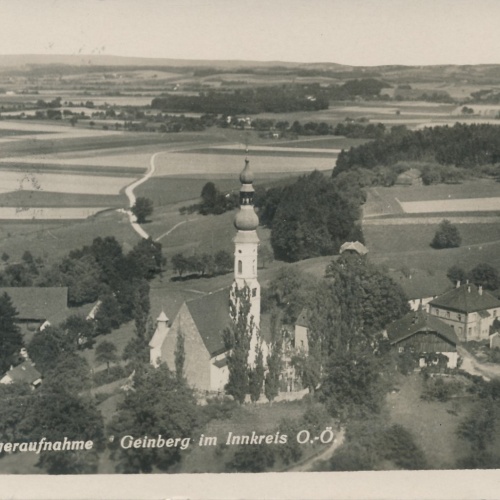 AK aus Geinberg im Innkreis Fliegeraufnahme Ansichtskarte (18467)
