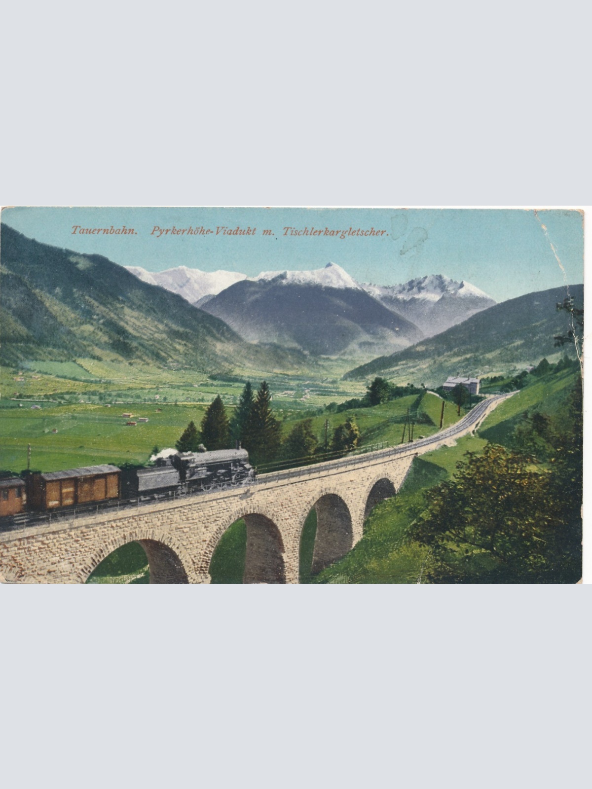 AK von der Tauernbahn Salzburg Ansichtskarte (18512)