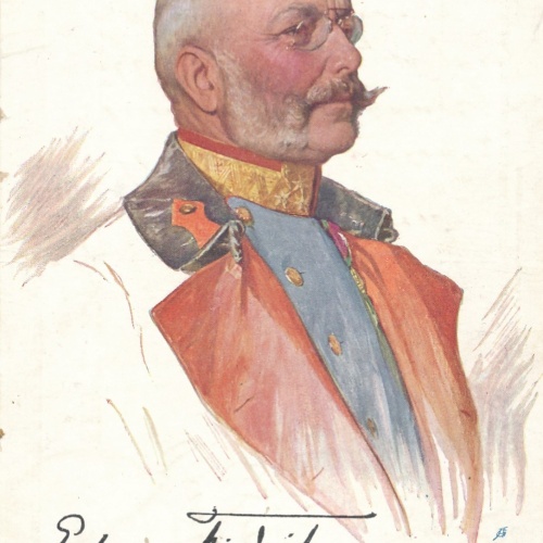 AK Militaria von Erzherzog Fireidrich Ansichtskarte (18456)