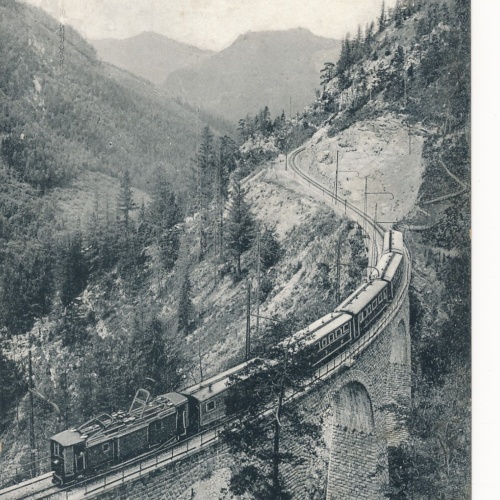 AK von der Mariazeller Bahn Steiermark Ansichtskarte (18423)