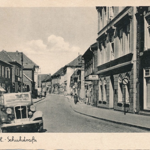 AK aus Oldenburg Oldtimer mit Strassenansicht Nieder.S Ansichtskarte (18445)