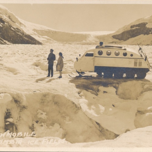 AK Snowmobile in Kanada Columbia Ice Field Ansichtskarte (18443)
