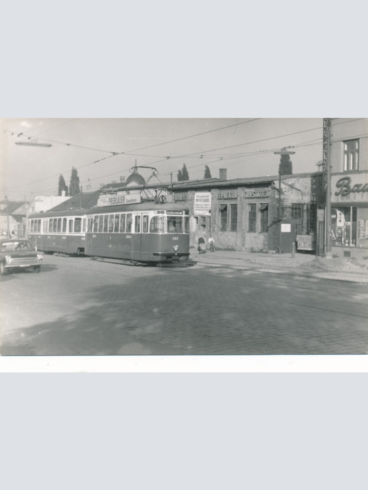 AK aus Wien Strassenbahn Triesterstrasse Ansichtskarte (18388)