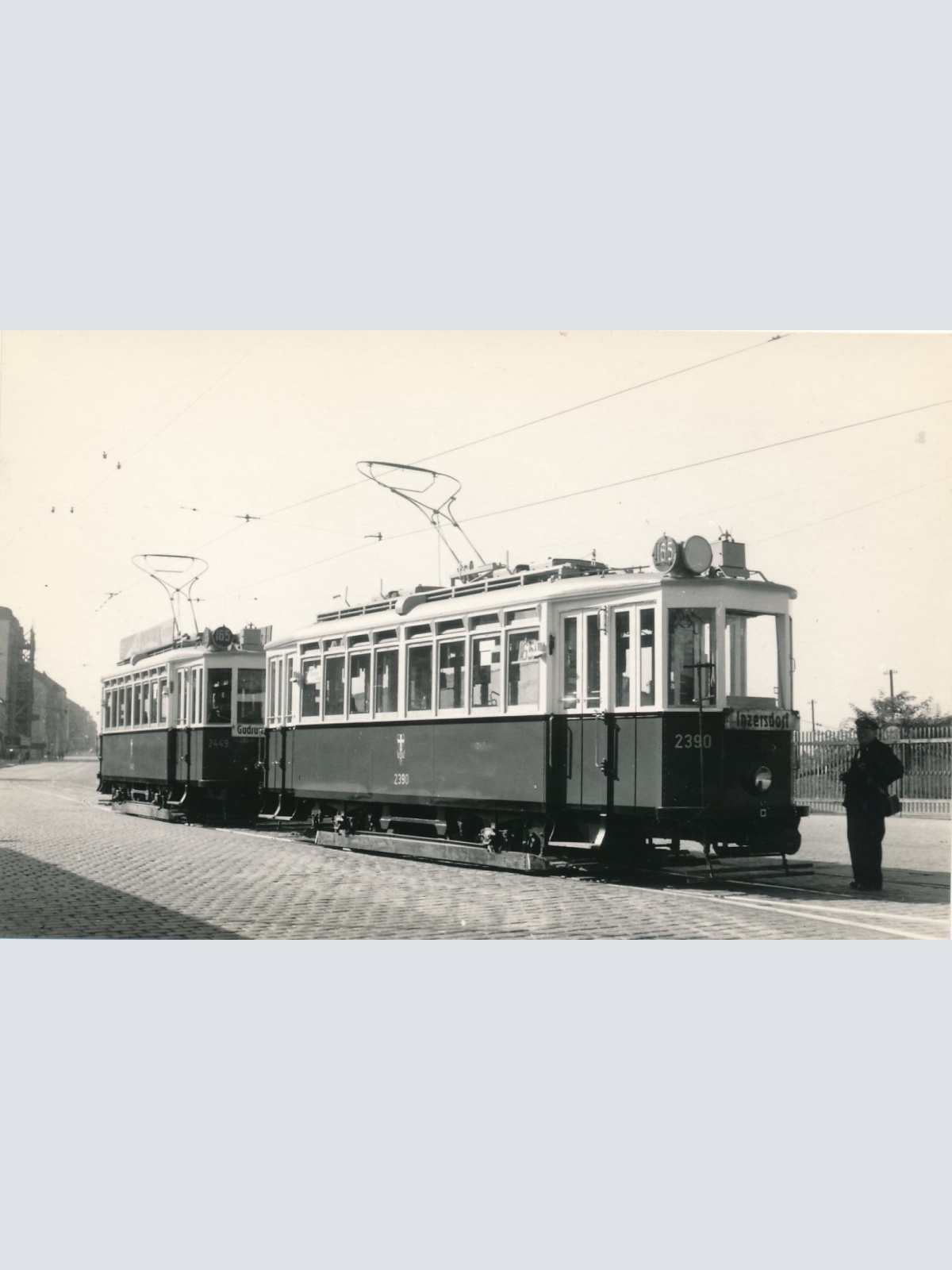 AK aus Wien Strassenbahn Triesterstraße Ansichtskarte (18384)