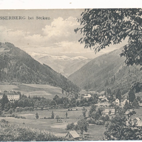 AK Schloß Wasserberg bei Seckau Steiermark Ansichtskarte (18538)