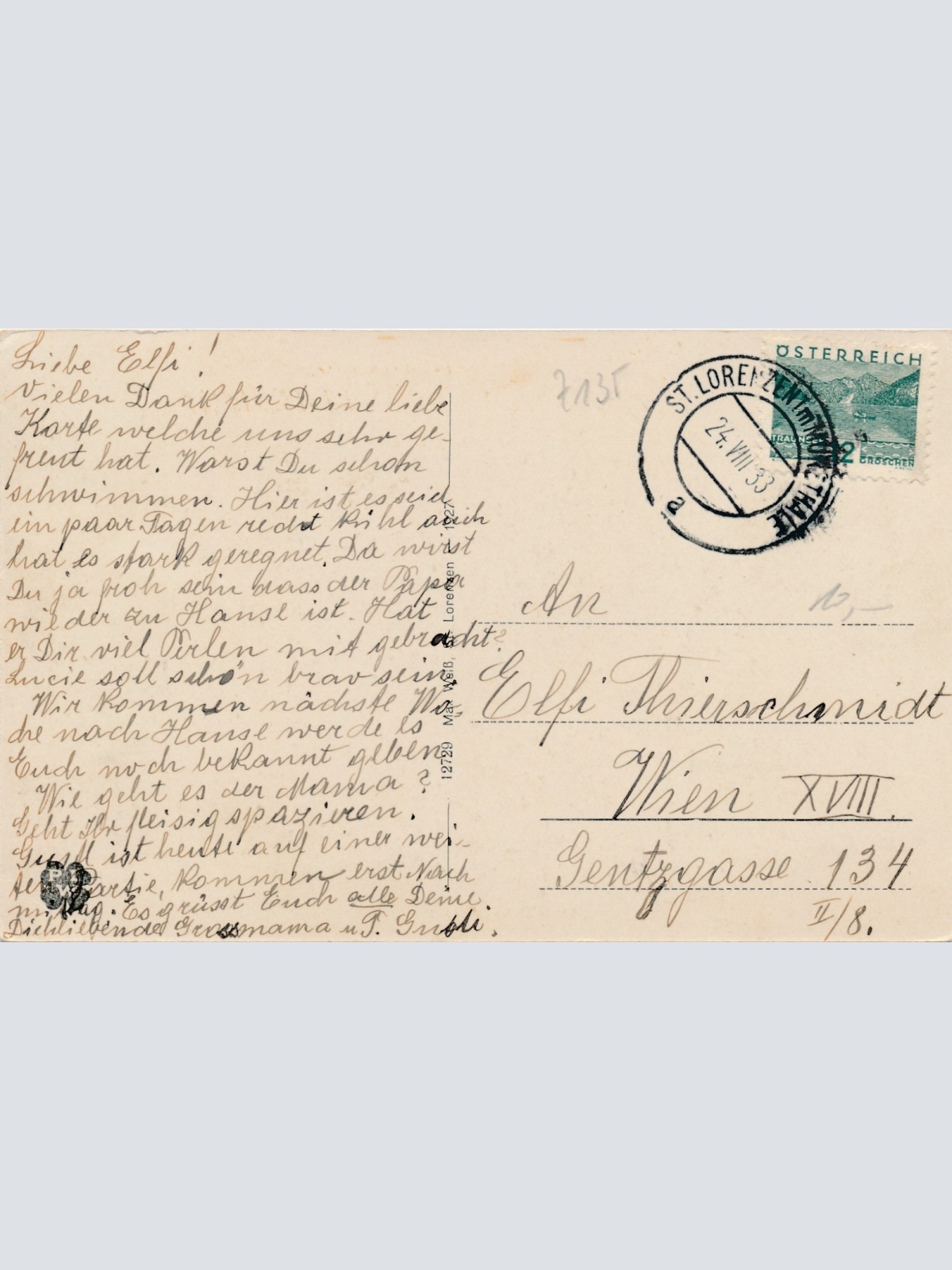 AK aus St. Lorenzen Steiermark Ansichtskarte (18539)