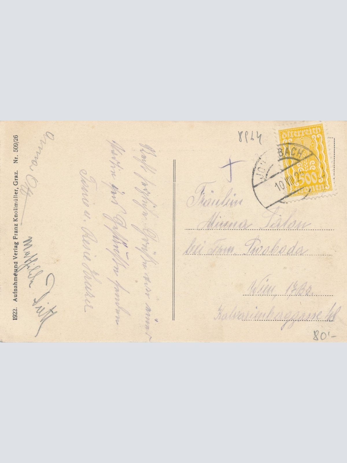 AK aus Gesäuse Johnsbach mit dem Buchstein Steiermark Ansichtskarte (18549)