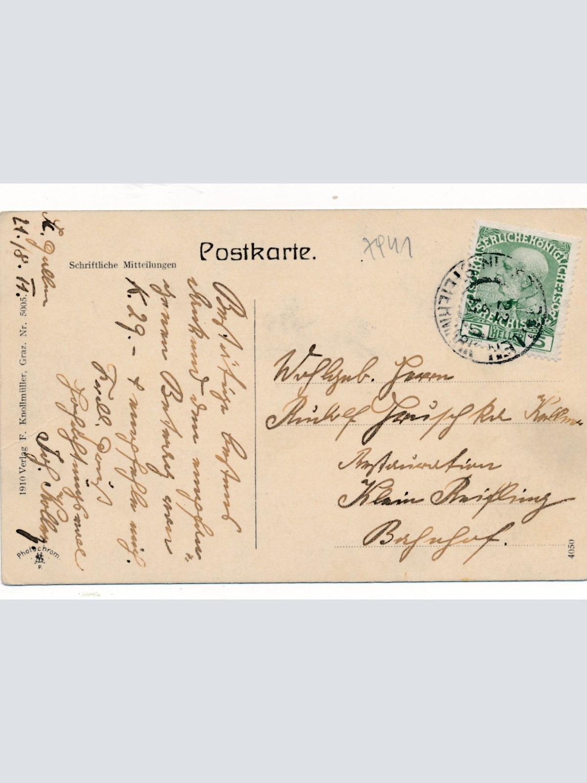AK aus St. Gallen Steiermark Ansichtskarte (18558)