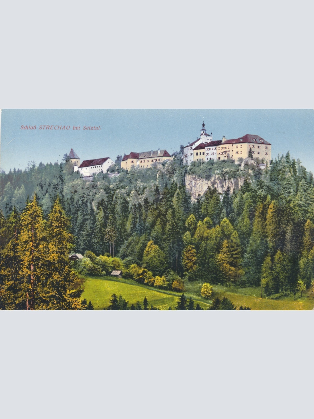 AK vom Schloß Strechau im Selztal Steiermark Ansichtskarte (18565)
