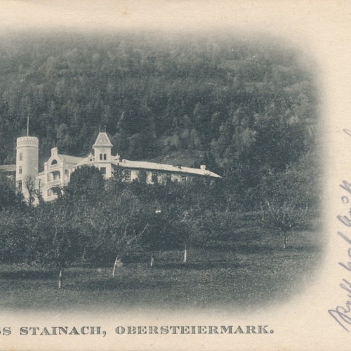 AK vom Schloss Stainach Steiermark Ansichtskarte (18567)