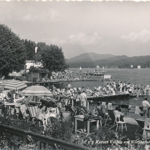 AK aus Velden am Wörthersee Strandleben Kärnten Ansichtskarte (18500)