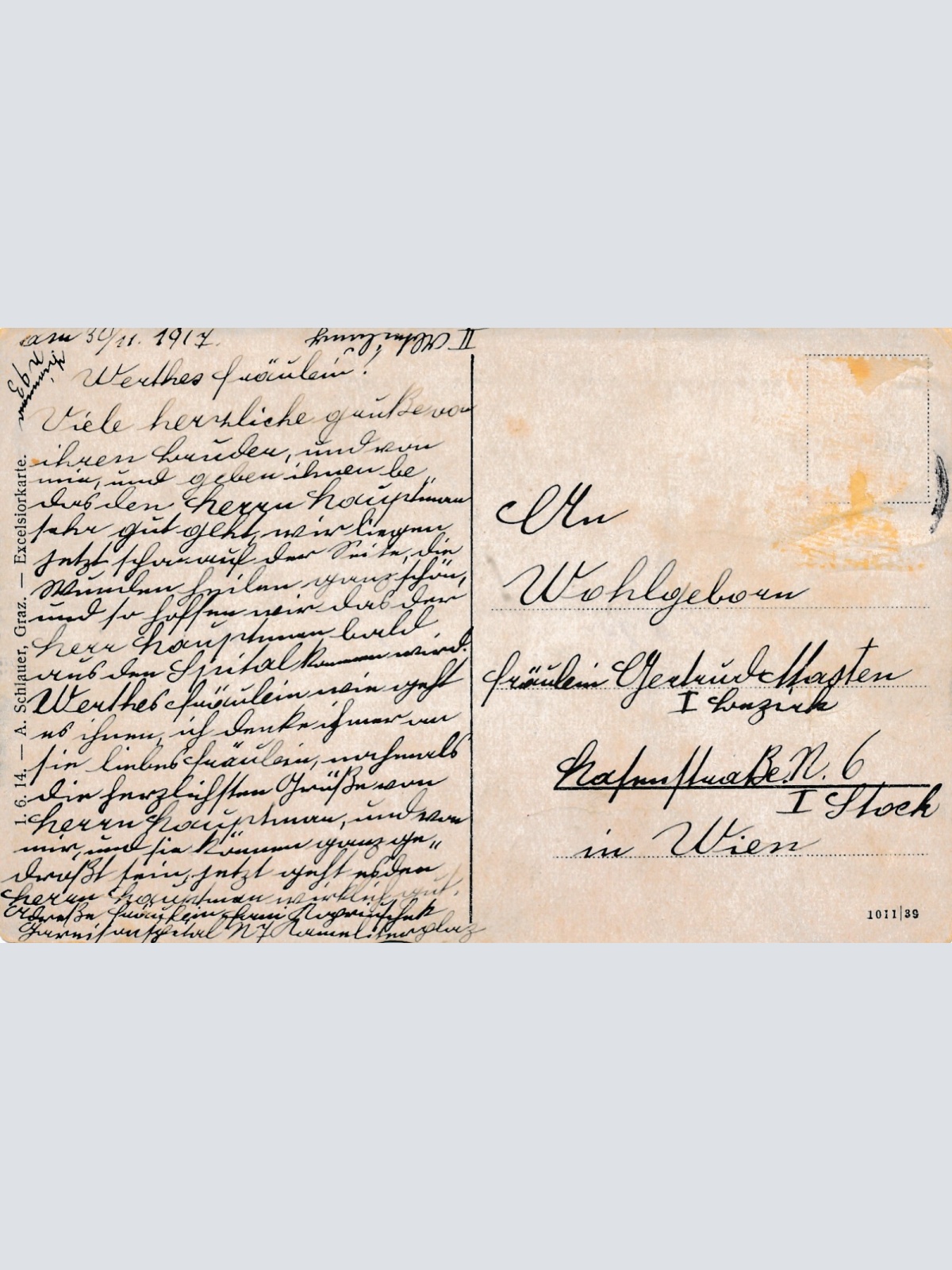 AK aus Graz ausblick vom Kirchturm Steiermark (18608)