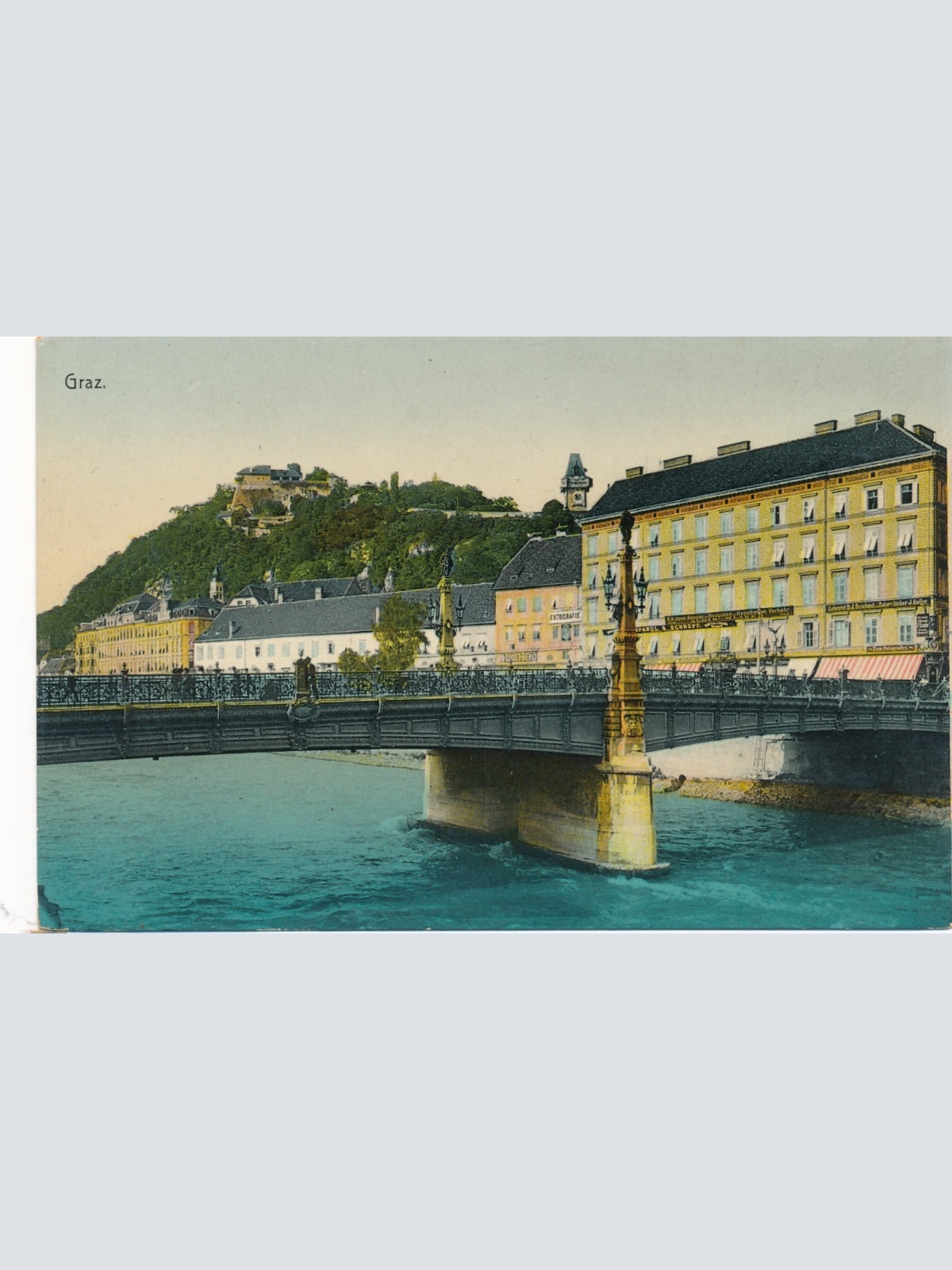 AK aus Graz mit Brücke Steiermark Ansichtskarte (18615)