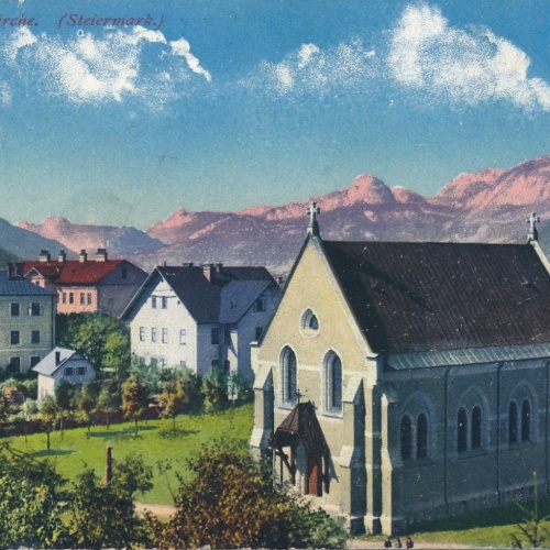 AK aus Selztal mit Kirche Steiermark Ansichtskarte (18542)