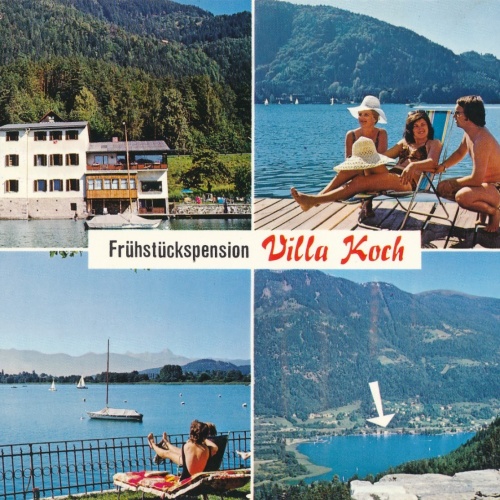 AK aus Sattendorf Pension Villa Koch Kärnten Ansichtskarte (18695)