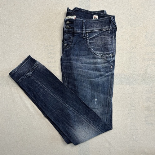 Cycle Damenjeans Skinny | Größe W32 L32 - DE40 | Made in Italy | Blau