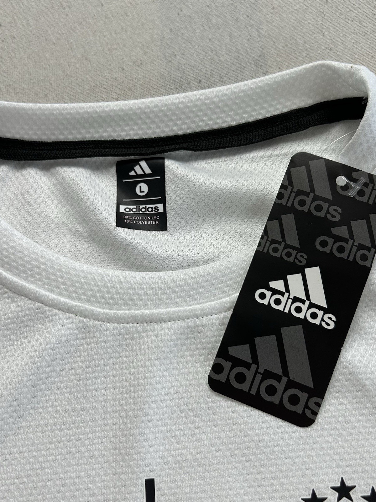 Besiktas Istanbul Adidas Trainings/Aufwärm Trikot NEU mit Etikett Größe L Weiß