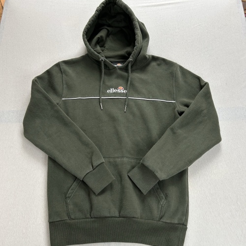 Ellesse Hoodie Damen Größe XS Olivgrün Maße auf den Fotos