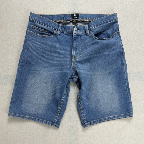 DC Shoes Jeans Shorts Herren Größe W34 Blau Bermudas Skater Maße auf Fotos