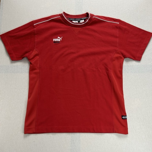 Puma King Vintage T-Shirt | Größe M | Rot | Maße auf den Fotos