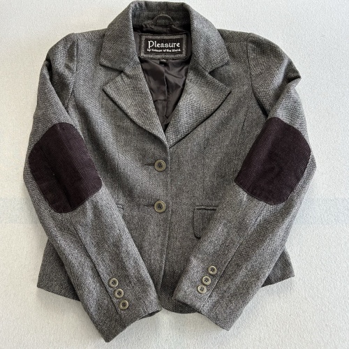 Pleasure by Colours of the World Y2K Blazer Größe 34/36 Grau Maße auf den Fotos