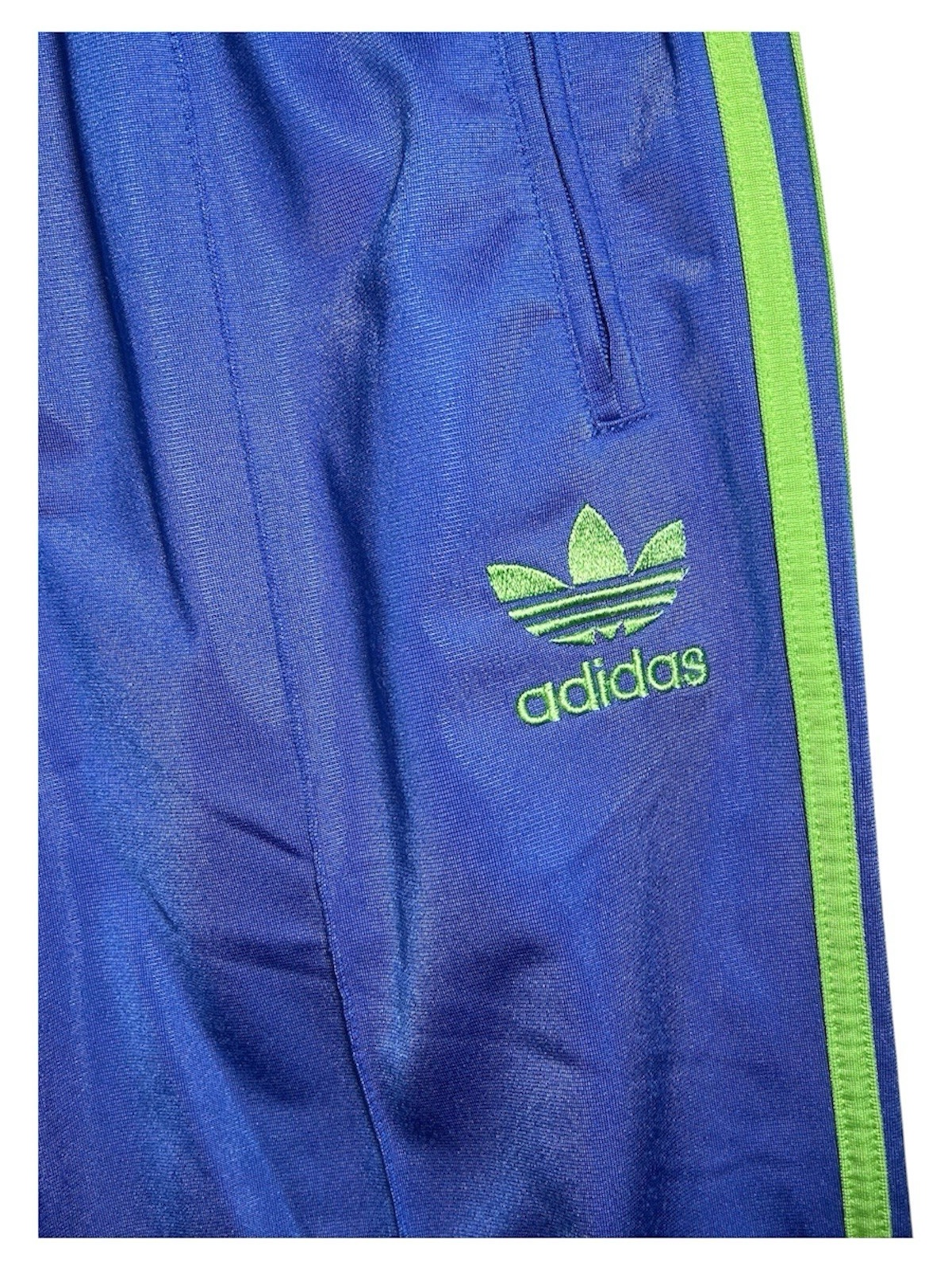 Vintage Adidas Jogger | Größe S | Blau Grün | Retro 90er 80er