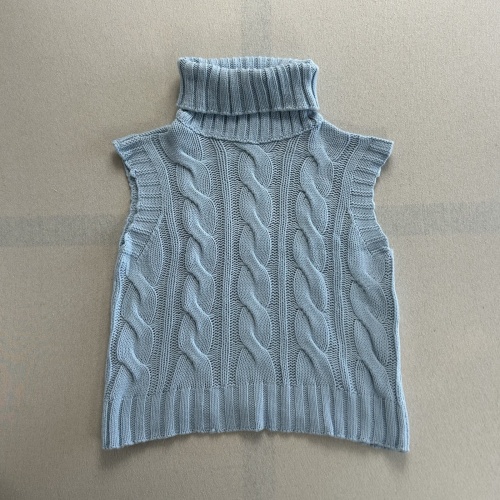 Laura Torelli Fashion Strickweste mit Rollkragen Größe XS Blau Maße auf Fotos