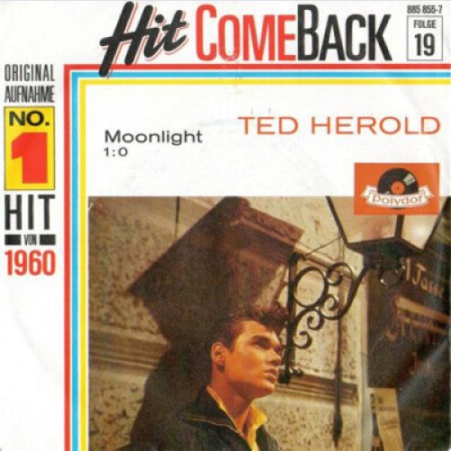 Ted Herold - Moonlight (7", Single, Mono, RE)