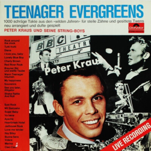 Peter Kraus Und Seine String-Boys - Teenager Evergreens (LP, Album, RE)
