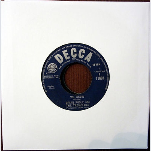 Single / BRIAN POOLE AND THE TREMELOES / RARITÄT /