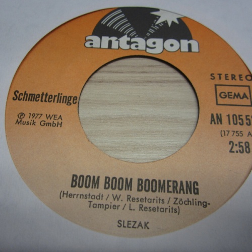 Single /   Schmetterlinge ?– Boom Boom Boomerang / DE   PRESS /   RAR /