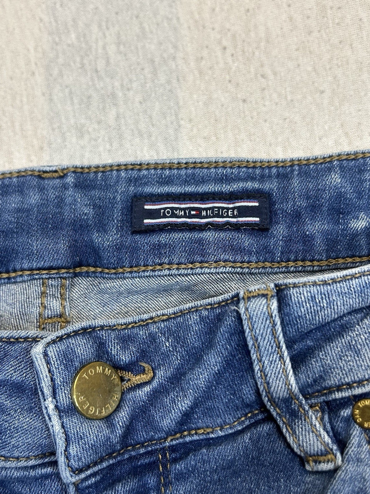 Tommy Hilfiger Damenjeans Venice Rw Leila Slim Größe 31/32 Blau Vintage look