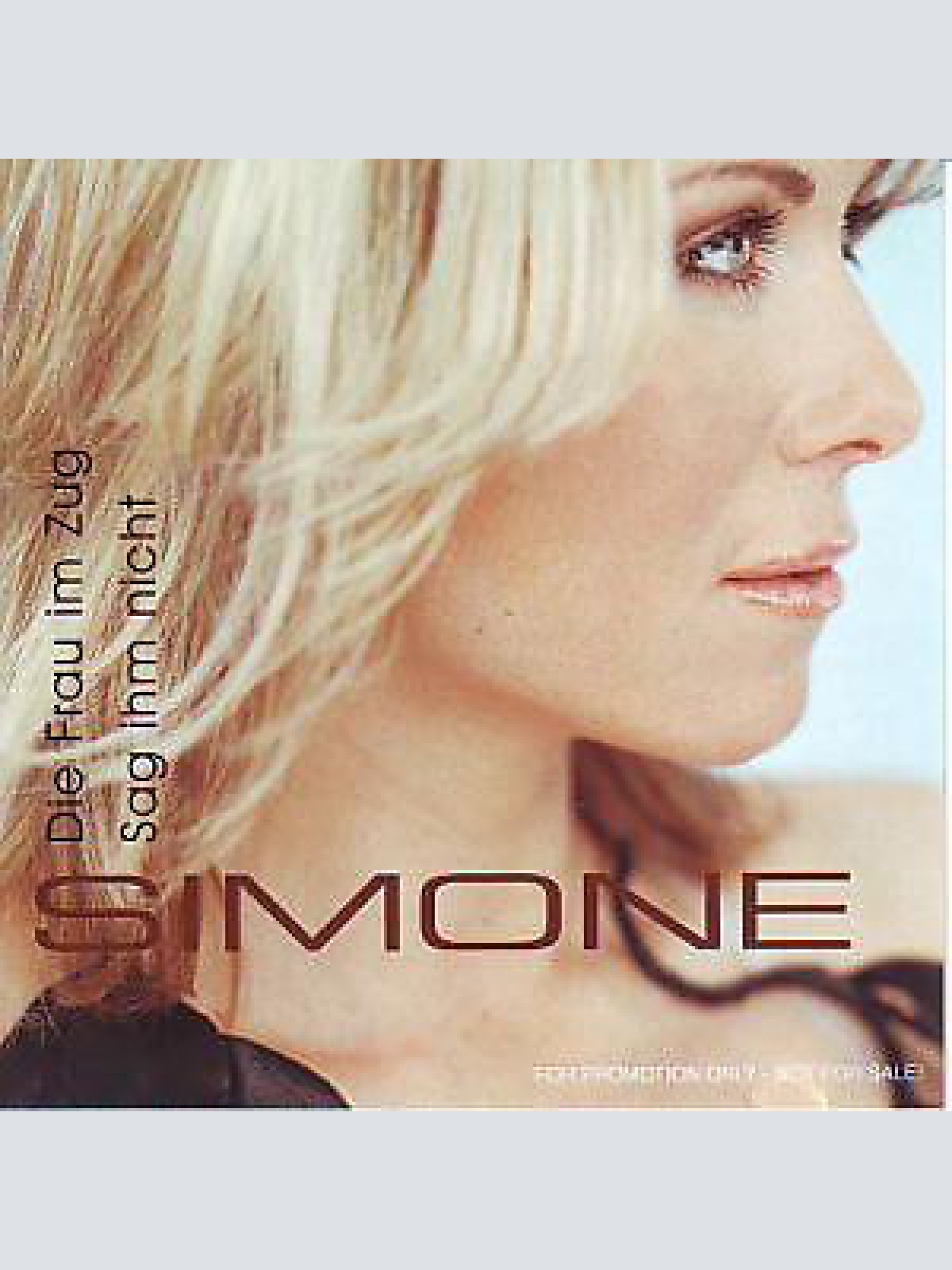 Simone (27) - Die Frau Im Zug (CD, Single, Promo)