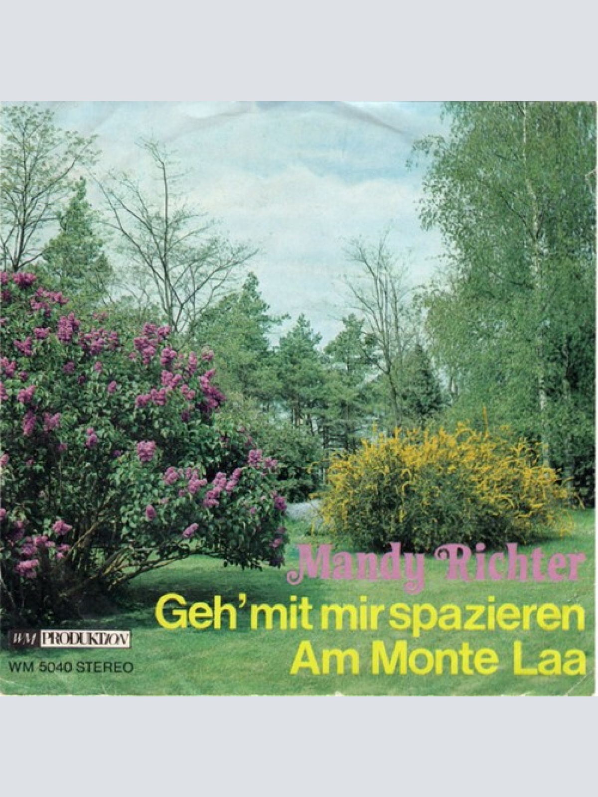 Mandy Richter - Geh´ Mit Mir Spazieren / Am Monte Laa (7")
