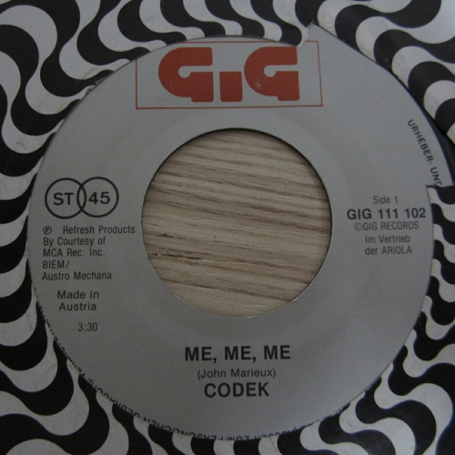 Single /   Codek ?– Me Me Me    /  AUT  PRESS  / RAR /