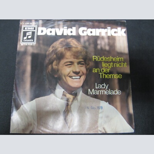 Single / David Garrick – Rüdesheim Liegt Nicht An Der Themse  / DE PRESS /