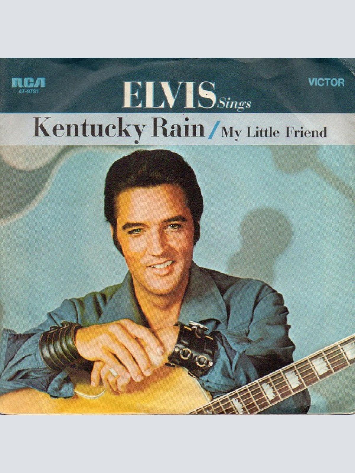 Elvis Presley - Kentucky Rain (7", Single)