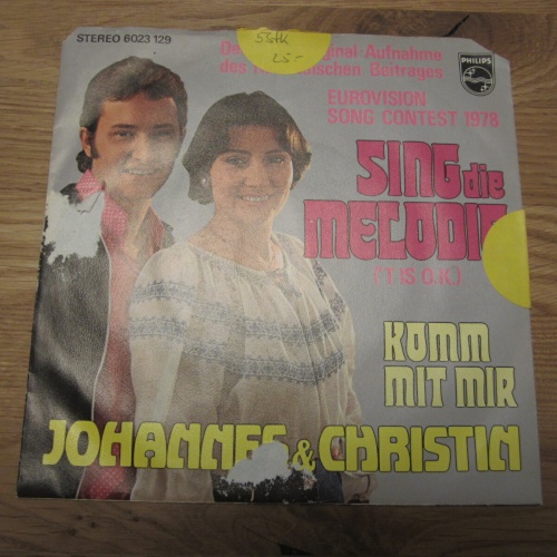 Single / Johannes & Christin – Sing Die Melodie ('T Is O.K.) / AUT Press /