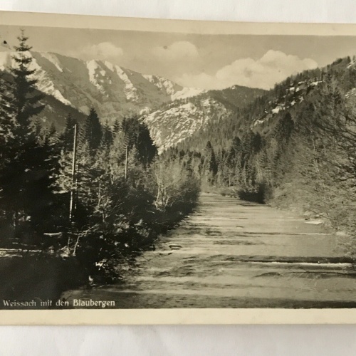 AK, Partie an der Weissach, Blauberge, Baden Württemberg (110207 BW)