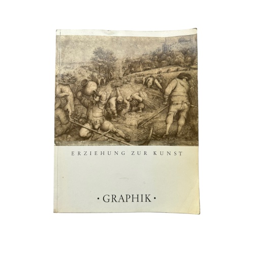 4780 Rolf Hänsler ERZIEHUNG ZUR KUNST. GRAPHIK +Abb. Verlag Pädagogischer Unte