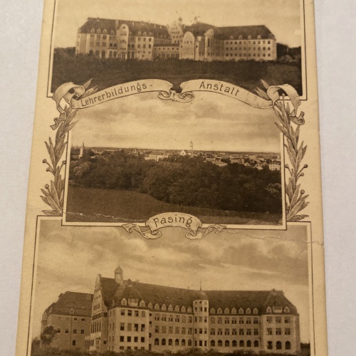 Passing Lehrerbildungs Anstalt Bayern Karte Beschädigt