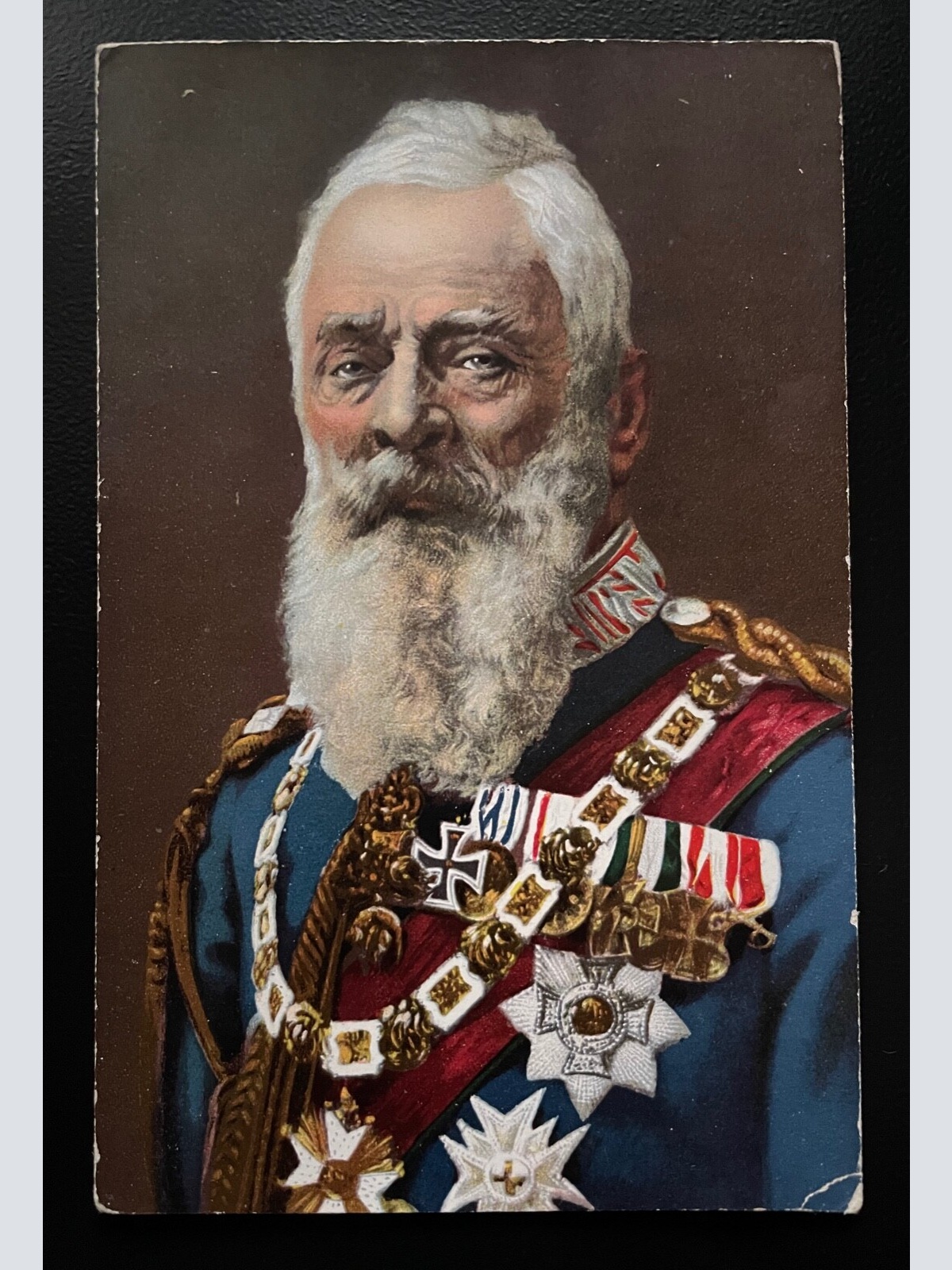 Porträt Prinzregent Luitpold von Bayern Orden Uniform Militär Krieg 402440 SH1