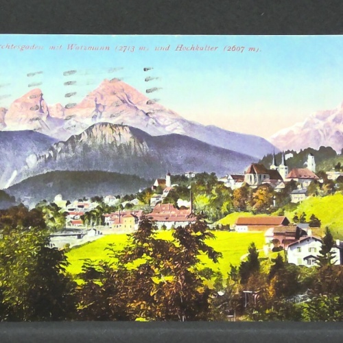 Berchtesgaden mit Watzmann und Hochkalter JW 00223 F