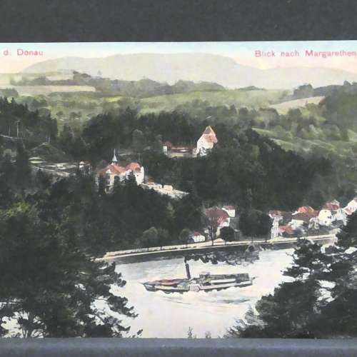 Linz an der Donau Blick nach Margarethen Schiff JW 650269 F