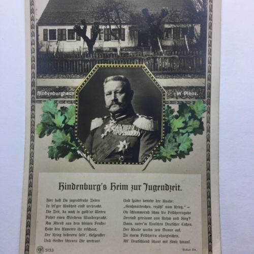 Hindenburg’s Heim zur Jugendzeit 30077 TH SH1