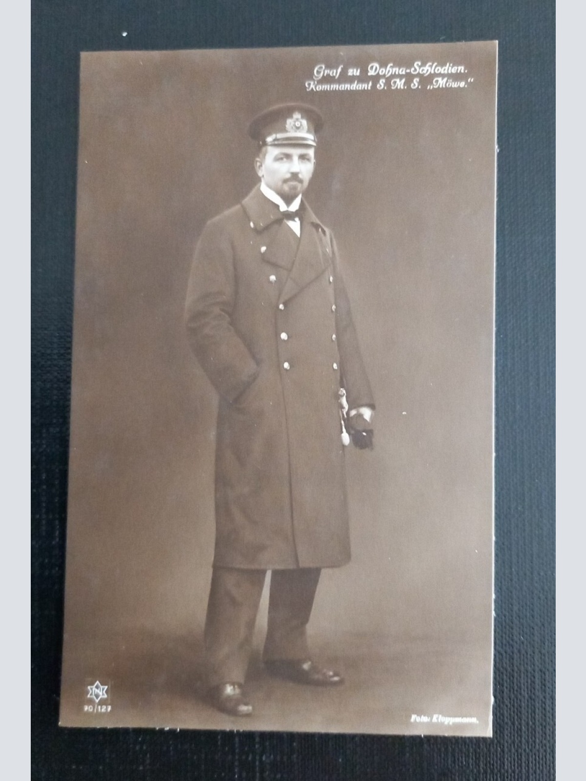 Graf zu Dohna Schlodien Kommandant S.M.S. Möwe 50146 Ga SH1